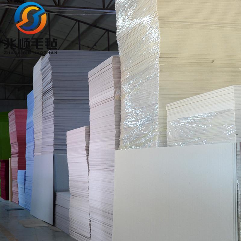 厂家毛毡板ktv酒吧毛毡隔音板幼儿园儿童房装饰材料防水背胶