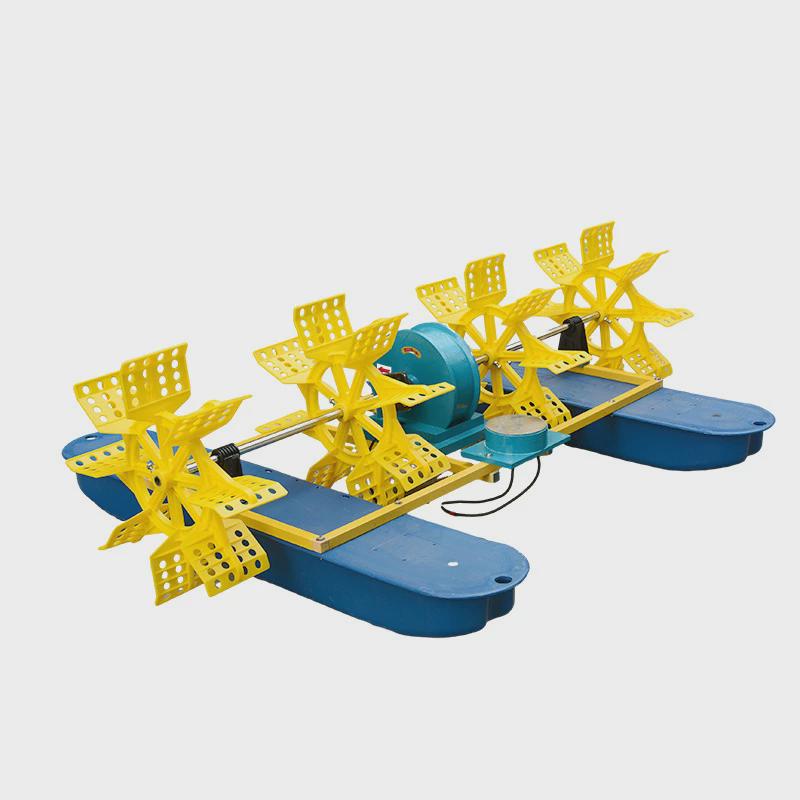 大型池塘大功率鱼塘水车式增氧机生锈变频鱼塘养殖防可渔业增氧机