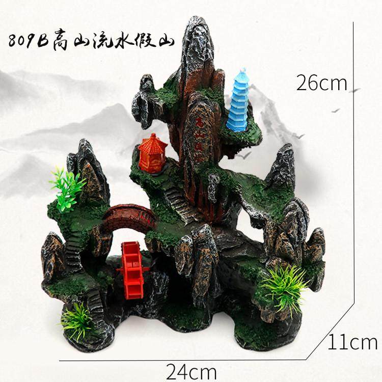 新款创意假工艺品假山造景高山流水树脂石山假山水族摆件鱼缸造景,宠物/宠物食品及用品,造景/装饰,淘宝优惠券,粉丝福利购,淘宝优惠卷