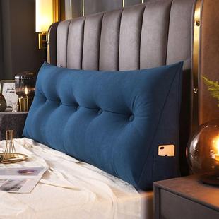 席梦思靠背榻榻米床头挡板一米八床头软包榻榻米靠墙软包可拆洗新