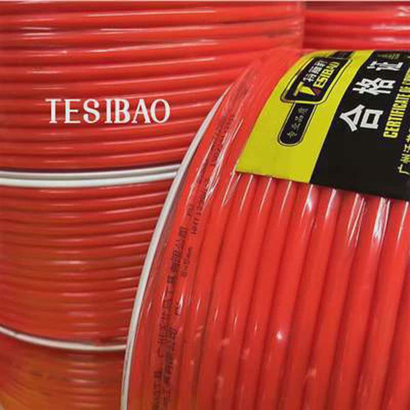 热销特斯豹气动pu气管8*5/6*4/10*6.5/12*8气泵空压机透明软管红/