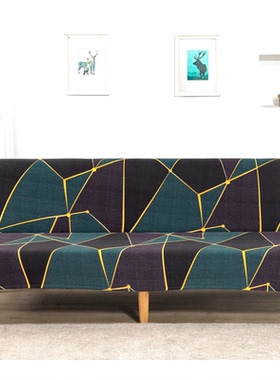 9wor两用折叠沙发床套罩弹力无扶手沙发套盖布梳化垫巾四季罩