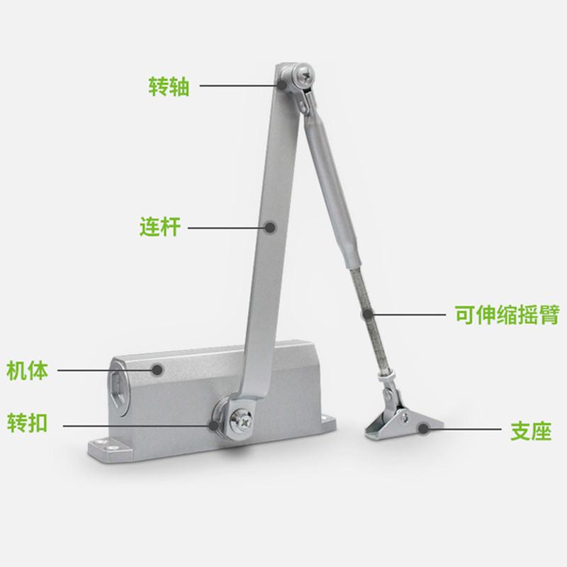 热销闭门器大号家用闭门器液压缓冲自动关门器不定位可调节关门器
