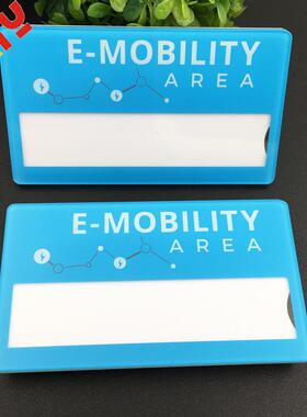 互换式名字工牌制作 创意亚克力插纸塑料胸牌 透明圆形方形胸章