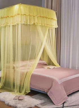 ali6u型伸缩蚊帐家用卧室2024新款三开门宫廷落地升降支架