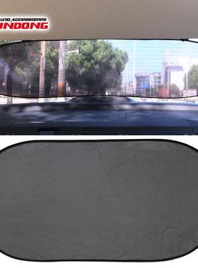 黑色网纱后档 100*50cm 遮阳帘 后挡  全黑后档 OPP袋装 R-3927