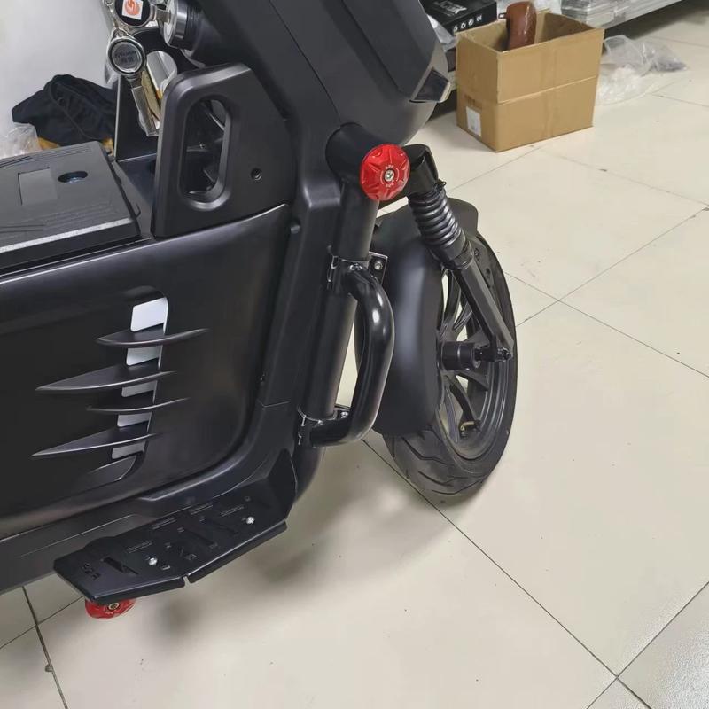 适用深远电动车GT1保险杠护杠gt1护杠装饰盖折叠后脚蹬脚踏配件