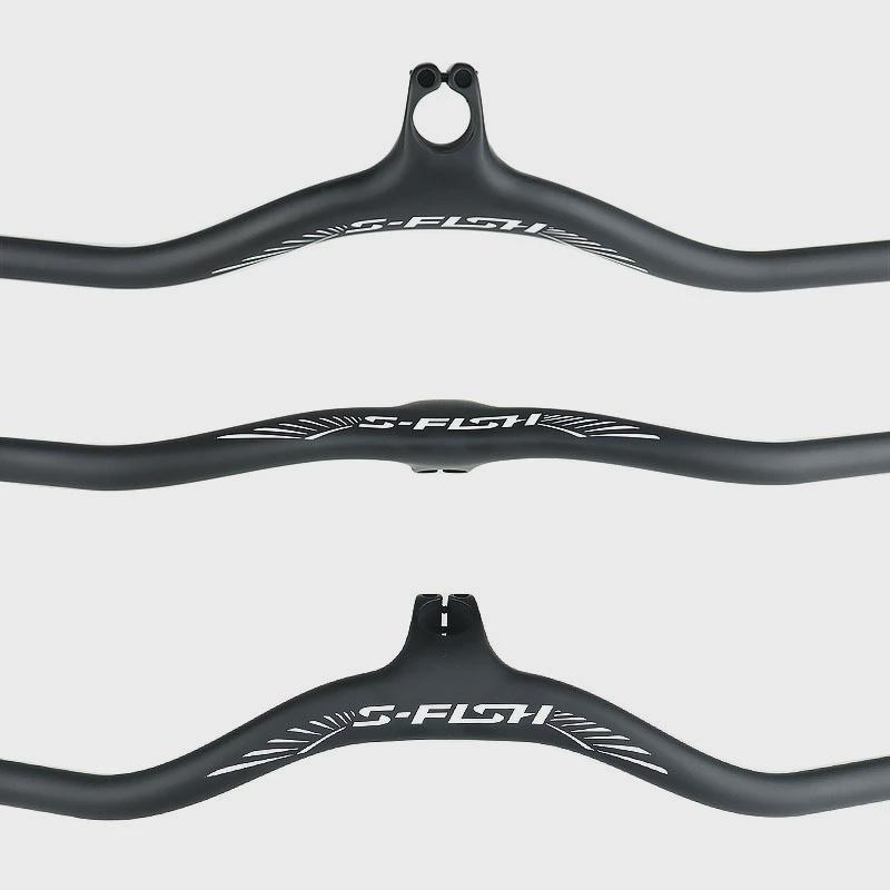 SFISH碳纤维山地自行车一体把横负角度一体直把山地车冲山车把