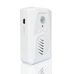 工地商铺语音播报器店铺智能迎宾器定制语音提示器红外感应门铃