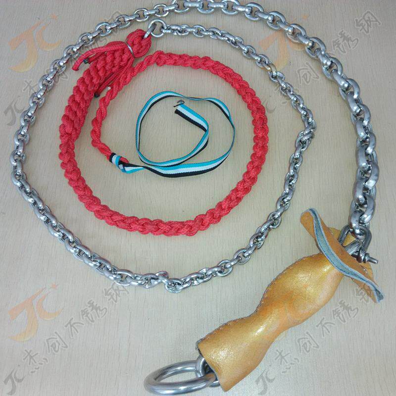 整套2斤全不锈钢螺母麒麟鞭304不锈钢甩鞭/响鞭/健身鞭神龙鞭