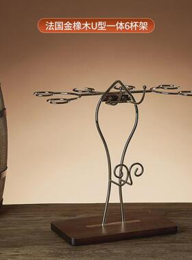 红酒杯架倒挂家用装饰摆件高脚杯悬挂红酒柜展示架创意红酒架套装