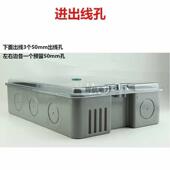 6e3x透明pc塑料端子箱4进12出箱盒分线端子店里盒明装 挂墙防水1分