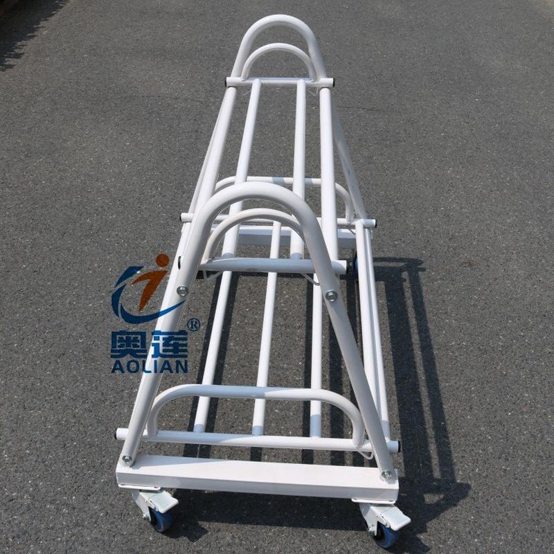 田径场地器材铅球架移动式铅球推车搬运车铅球搁置架运送小车