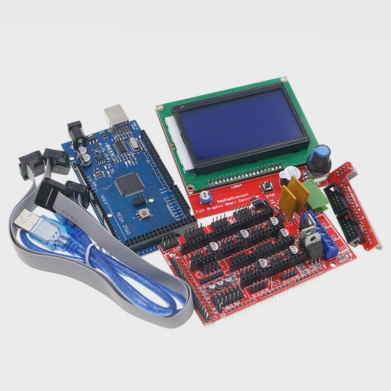 3D打印机套件DIY控制器开发板MEGA2560 R3+12864液晶屏+RAMPS1.4