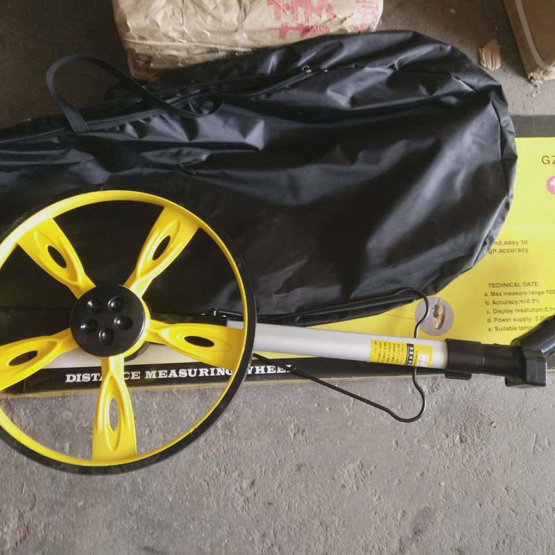 建筑工程用数显折叠测距轮手持式测距仪机械测距轮数显大轮测距轮