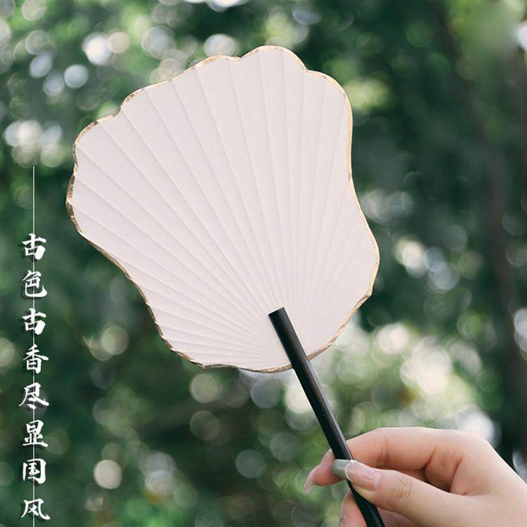 热销迷你团扇紫竹柄空白扇面卡纸扇古风长柄宫扇儿童书法绘画扇子,居家日用,扇子,淘宝优惠券,粉丝福利购,淘宝优惠卷