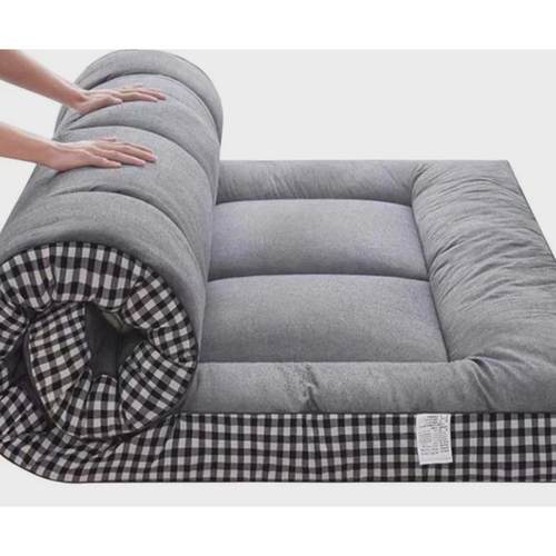 简约纯色磨毛床垫学生宿舍单人垫子家用榻榻米床褥垫酒店加厚垫被