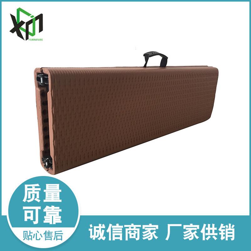 供应吹塑户外折叠长凳批发编藤户外摆摊便携凳厂家供销