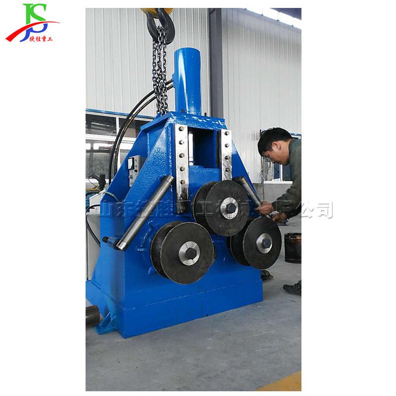 槽钢角钢卷弯机扁铁弯圆打圈机圆管方管弯管成型机一次冷弯设备