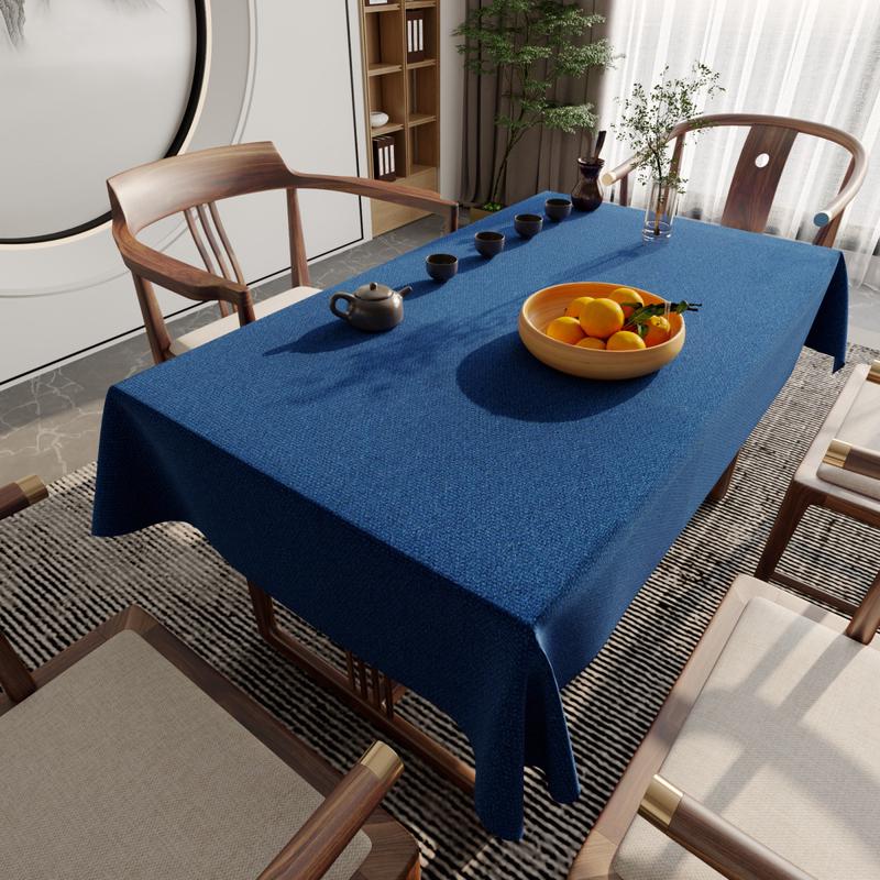 61n加大尺寸会议室桌布长方形商务会议桌茶桌办公室纯色素色宽台