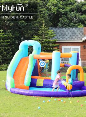 AMF|充气城堡小型喷水城堡充气滑梯家用充气城堡儿童小型跳床