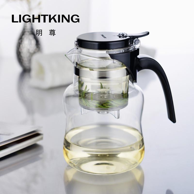 明尊A-15 飘逸杯玻璃泡茶壶过滤冲茶器单人泡茶器上班族个人茶杯