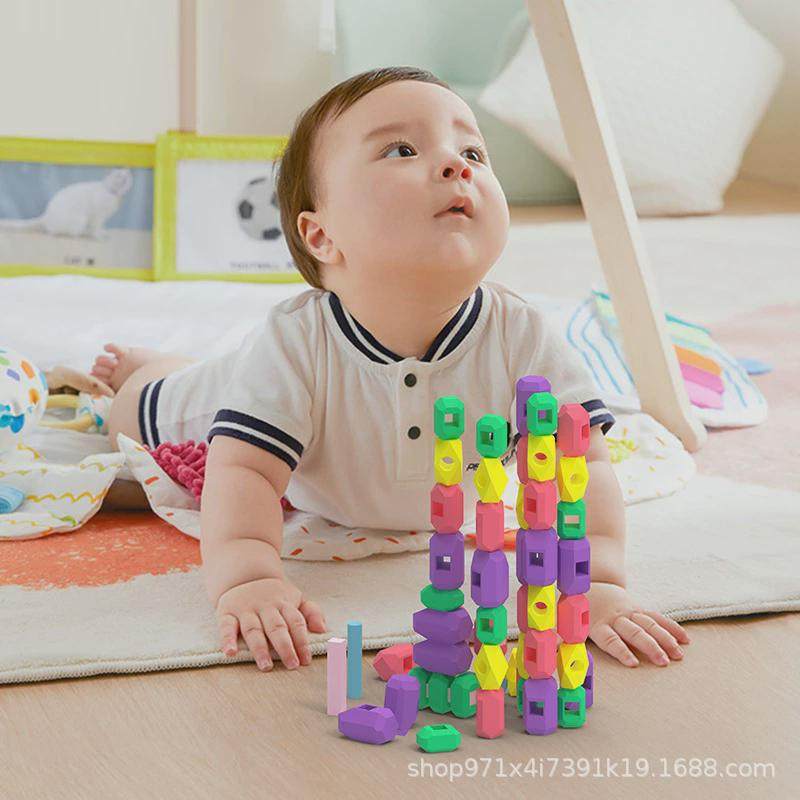 跨境热销儿童益智五彩硅胶积木堆叠亲子互动游戏亲子儿童不含BPA,玩具/童车/益智/积木/模型,普通塑料积木,淘宝优惠券,粉丝福利购,淘宝优惠卷