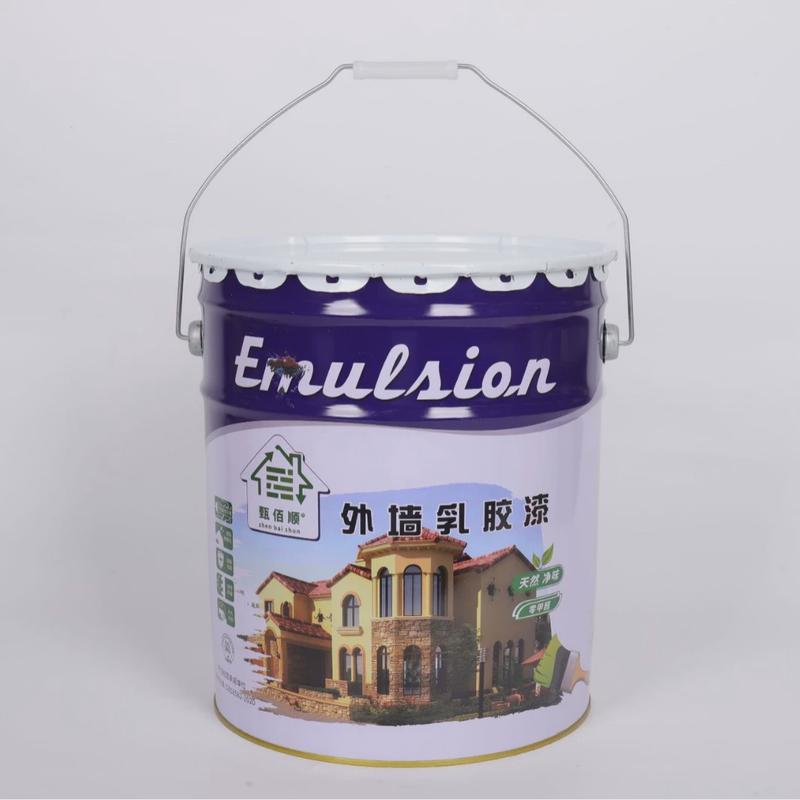 甄佰易乳胶漆天然树脂建筑外墙粉刷顺施工防水防霉水性油漆涂料