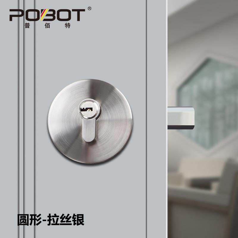 锌合金闭锁呆锁暗锁出口方形门锁室内卧室通道辅助锁大门单舌隐形