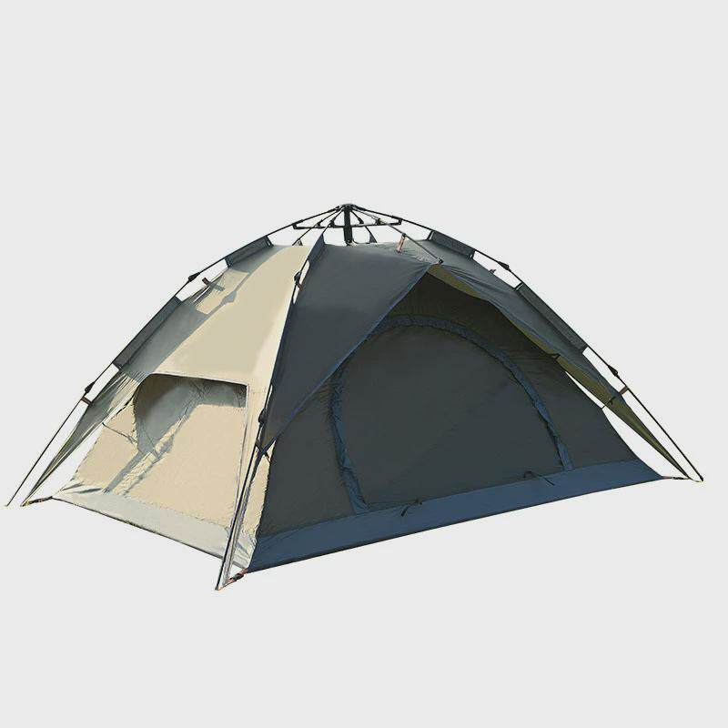 户外帐篷便携式折叠全自动免安装整套防晒开防暴雨速双层露营帐篷