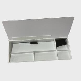 支架式可折叠收纳小白板迷你键盘写字板钢化玻璃可擦写记事备忘板