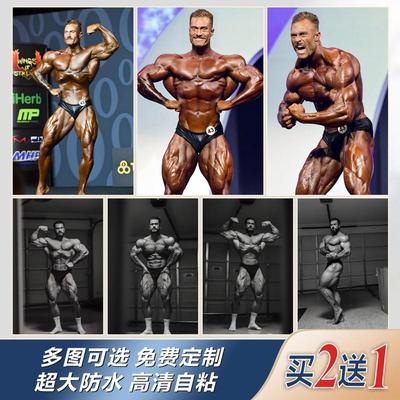 健美肌肉男Chris Bumstead克里斯巴姆斯特德健身大神励志海报定制