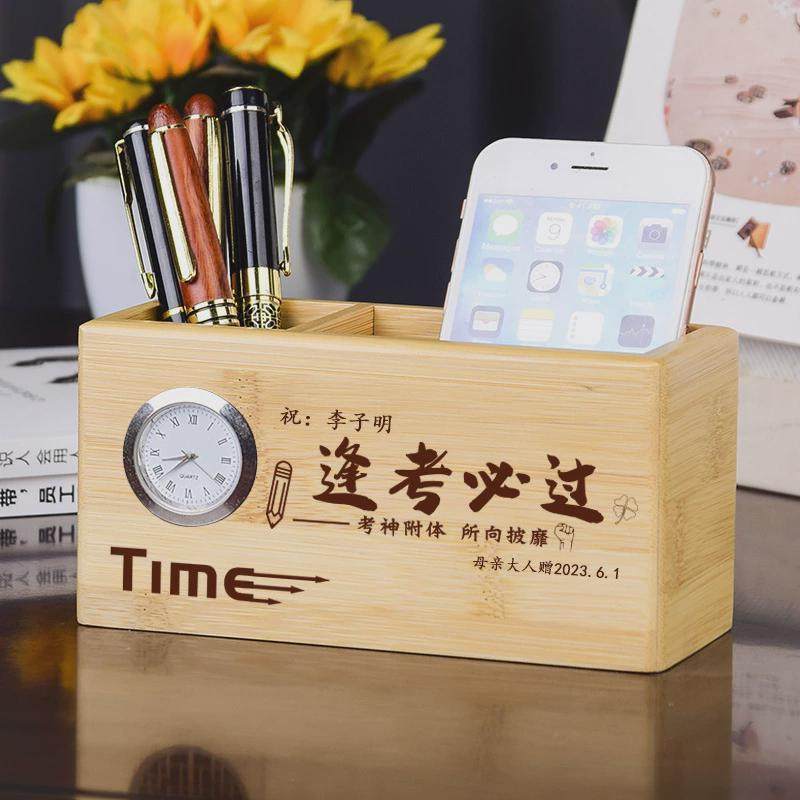 创意实木笔筒复古摆件高档礼品多功能书房办公室桌面木质楠竹收纳,文具电教/文化用品/商务用品,笔筒,淘宝优惠券,粉丝福利购,淘宝优惠卷