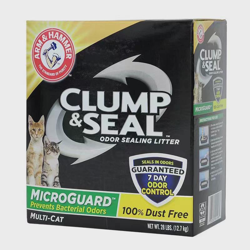 艾磅美铁锤猫砂红标12.7kg天然钠基膨润土矿砂祛味除臭无粉尘28禾