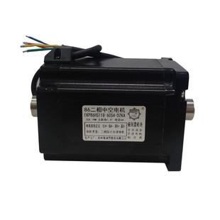 86二相双出轴中空轴身长心轴步进电机8.7n机空118mm可配驱动器