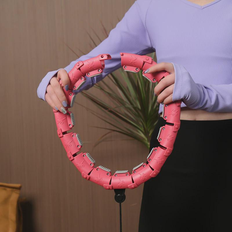 智能呼啦圈抖音同款懒人瘦腰可拆卸固定不会掉的儿童成人搪胶软球