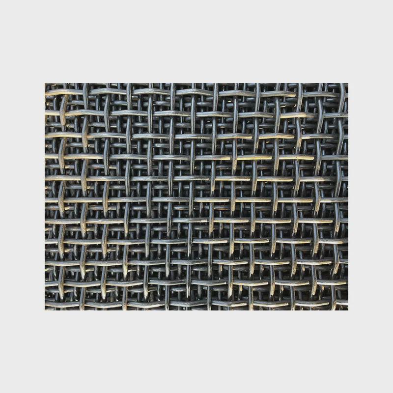 锰钢沙石筛网实体厂家直销矿山编织筛网高锰钢轧花金属筛网
