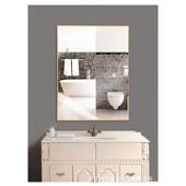 浴室镜子化妆镜壁挂铝合金镜子卫生间洗手台厕所镜子