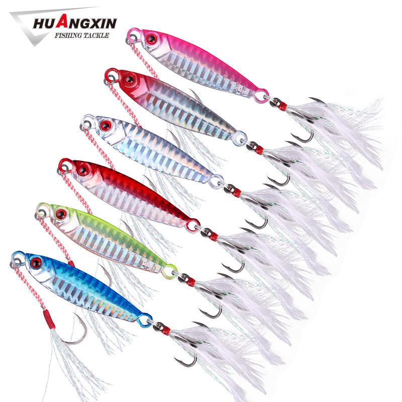 铁板亮片铅鱼路亚饵铁板硬饵路亚仿生饵淡水翘嘴鲈鱼海钓B款鱼钩