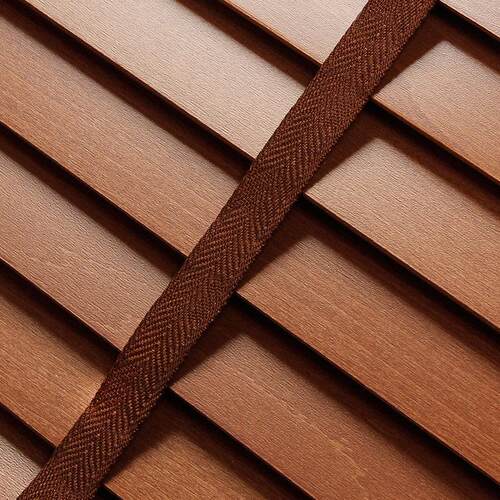 热销中式实木百叶窗帘办公室卧室厂家遮光木质百叶手拉绳升降窗帘