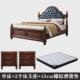 美式 轻奢实木床1.8米双人床主卧2米软包抽屉气压高箱储物大床婚床