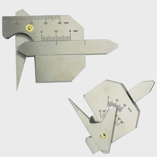 HJC40B焊缝规单滑槽焊缝检验尺精度高焊缝规不锈钢精简稳定