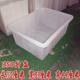 7Y牛筋浅盆养殖塑料水箱家用卖鱼盆长方形水产养鱼养龟箱方桶泡瓷