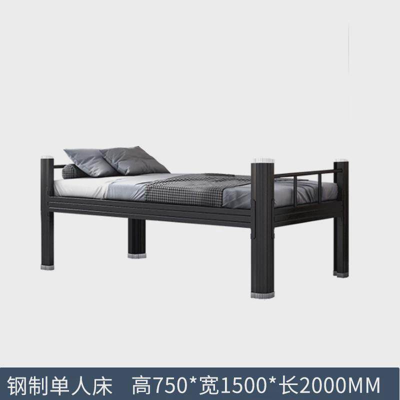 学生宿舍上下铺床双层型材床铁艺工地高低床员工钢制公寓床铁架床