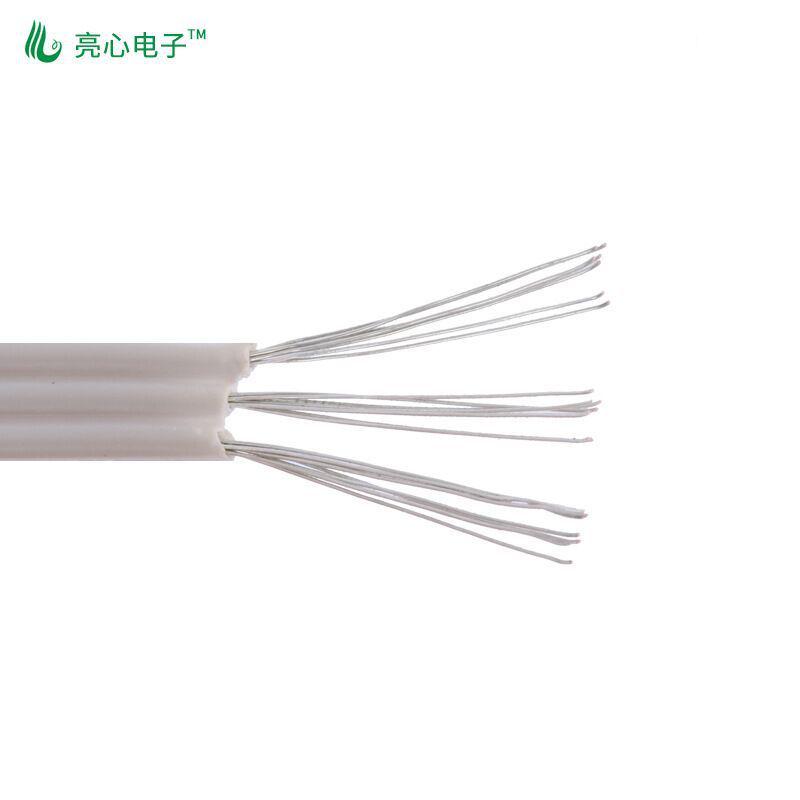 厂家UL2651红边灰排线28awgPH1.27软排线0.12TS镀锡铜2-64P