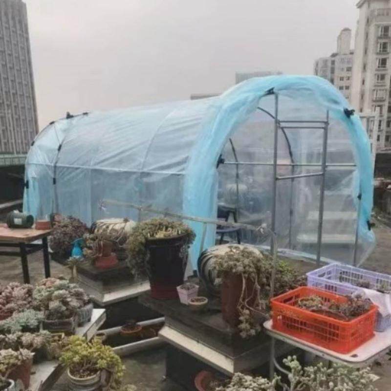 温室花房小花棚暖房家用大棚骨架防水阳台庭院阳保温多肉遮雨钢管