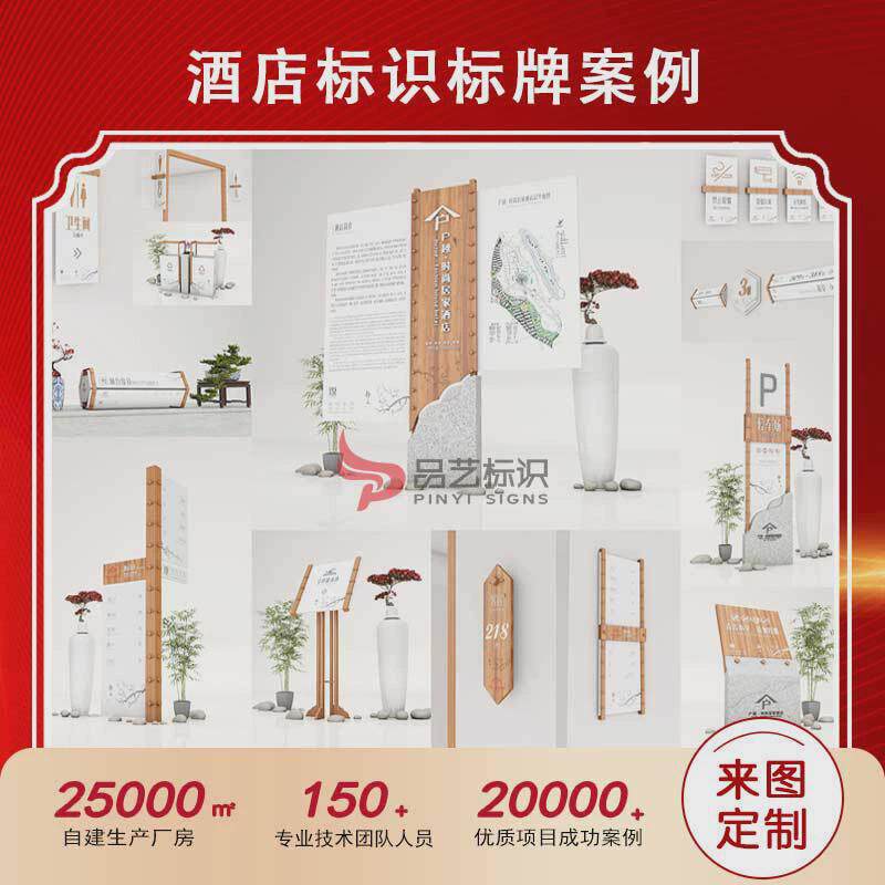 酒店大堂标牌广场导示牌商场导视系统总平面索引图标识立式指引牌