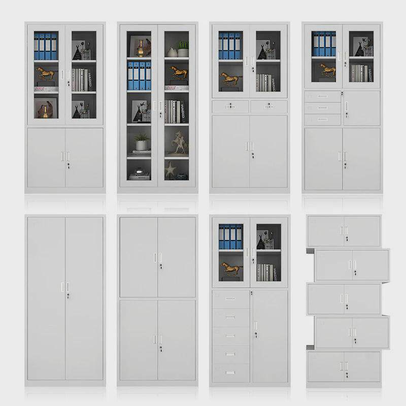 热销钢制文件柜办公资料柜铁皮柜财务凭证柜办公室储物柜档案柜矮