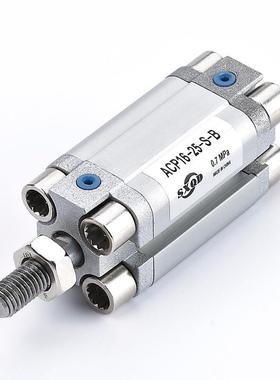 径客acp紧凑型气缸系列acp40缸亚德系列全行程双鑫气动厂家直销