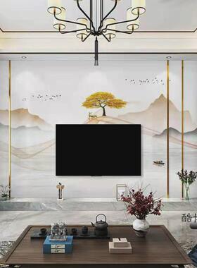 背景墙1200x2400大板瓷砖岩板连纹仿大理石纹客厅背景墙安装入户